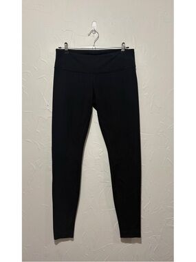 Lululemon black mid-rise casual leggings (size 10)